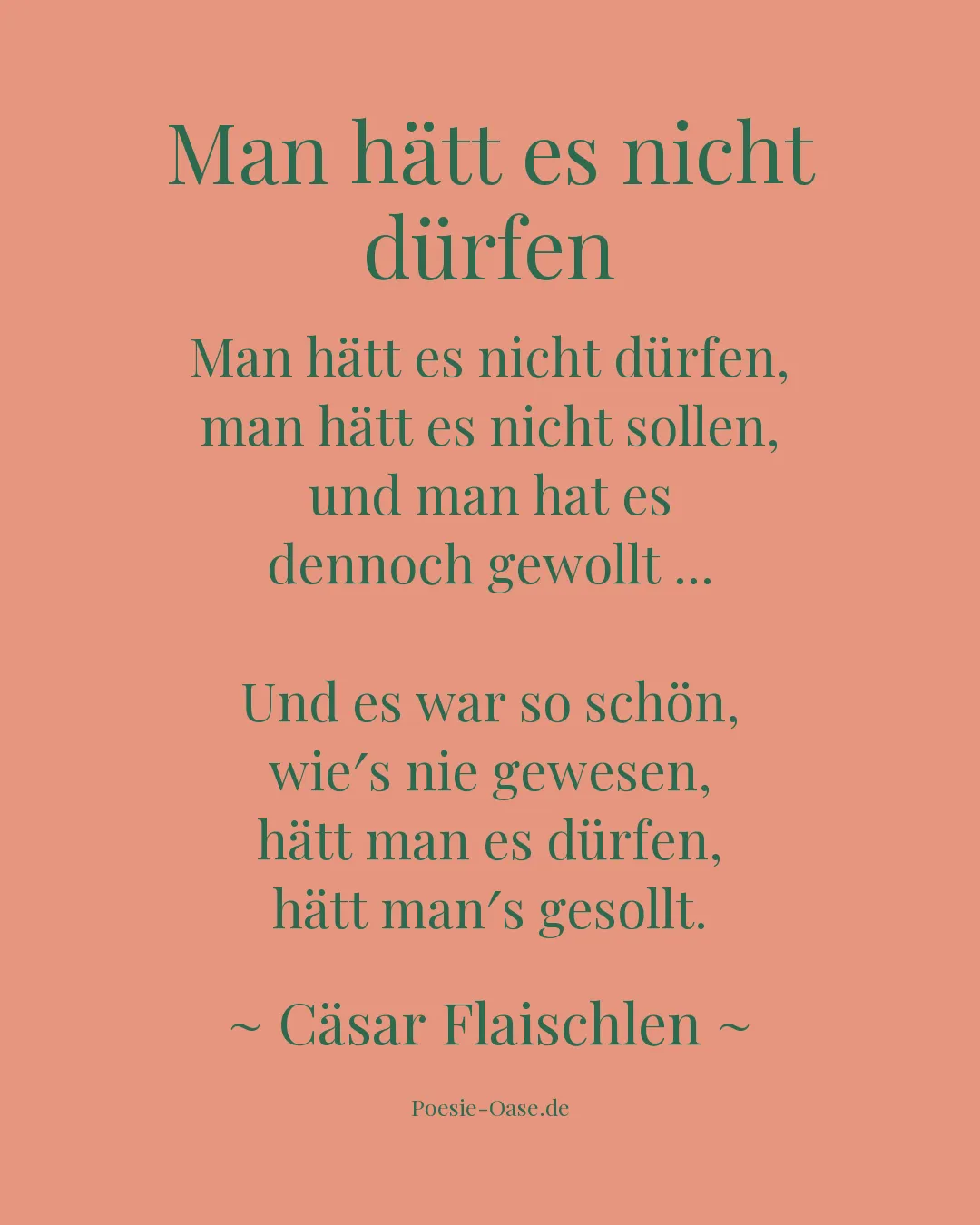 Illustration zu Man hätt es nicht dürfen