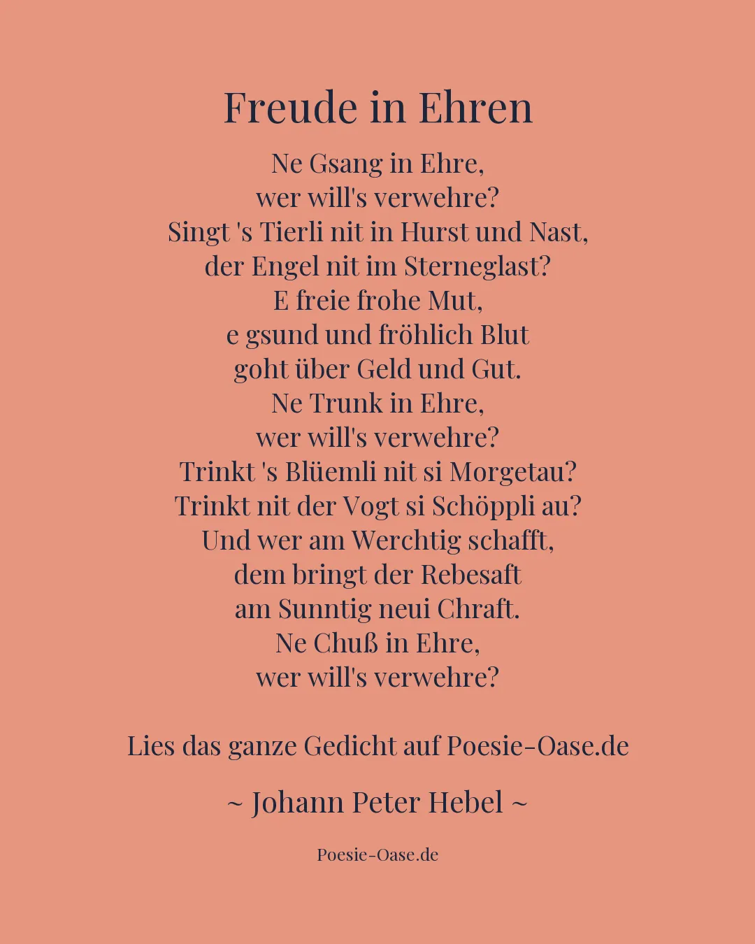 Illustration zu Freude in Ehren