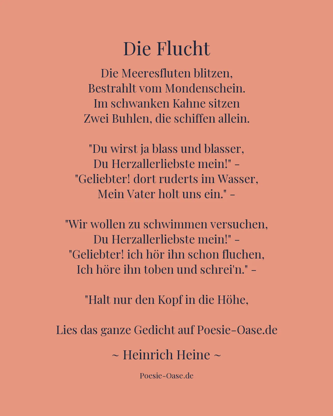 Illustration zu Die Flucht