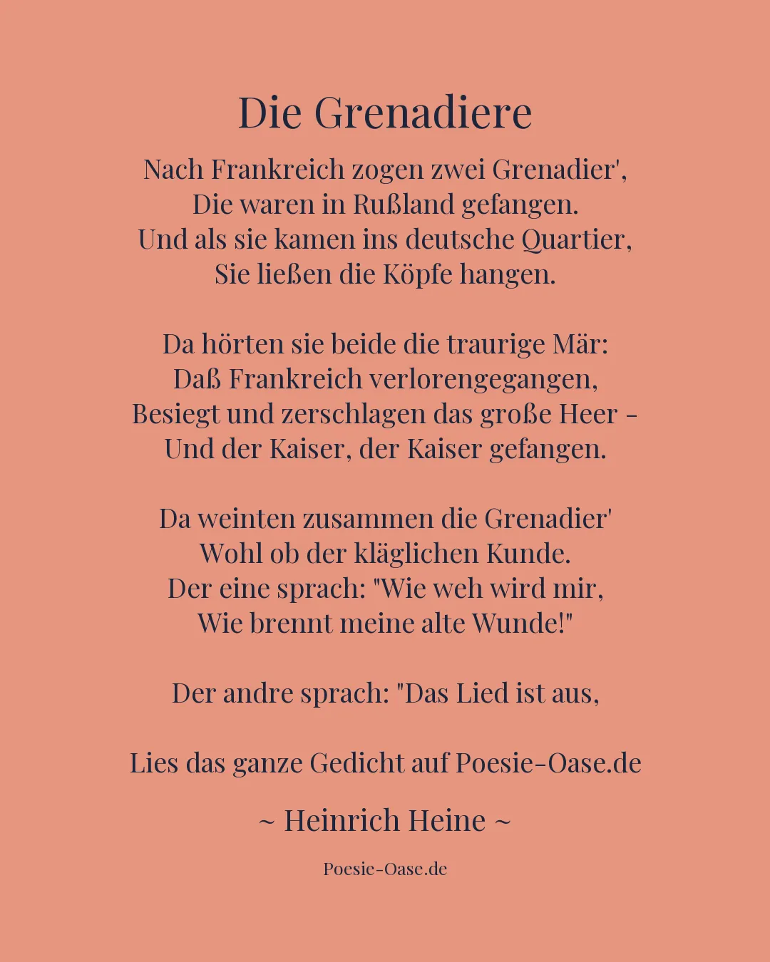 Illustration zu Die Grenadiere