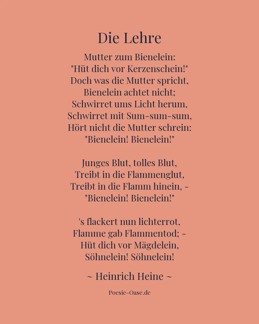 Illustration zu Die Lehre