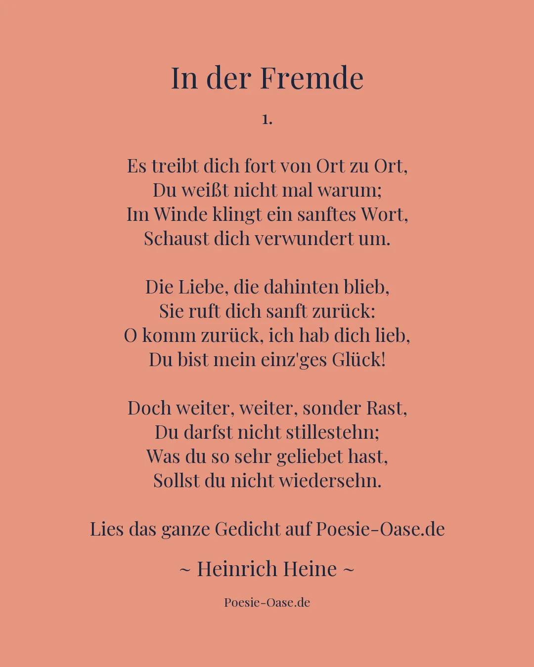 Illustration zu In der Fremde