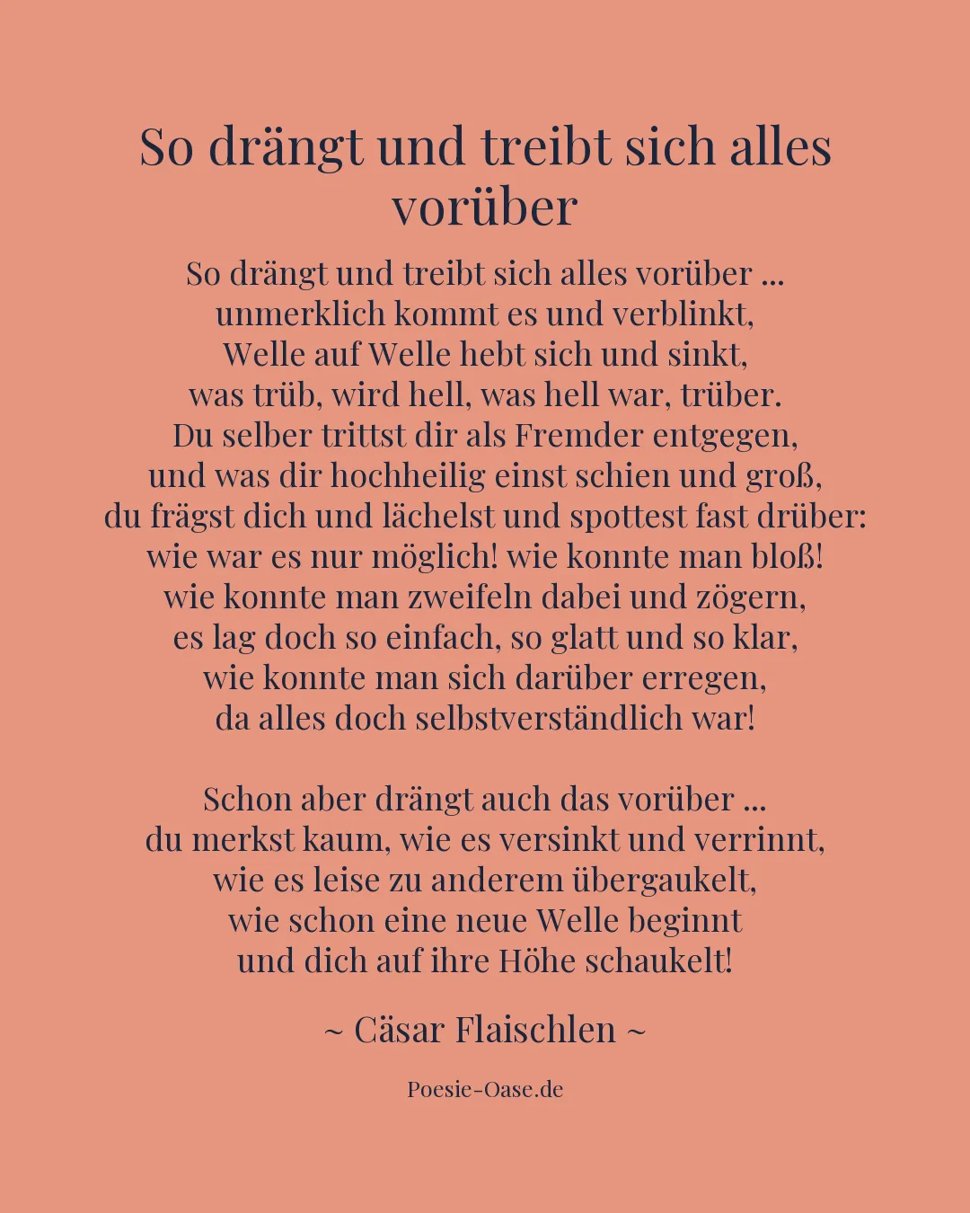 Illustration zu So drängt und treibt sich alles vorüber