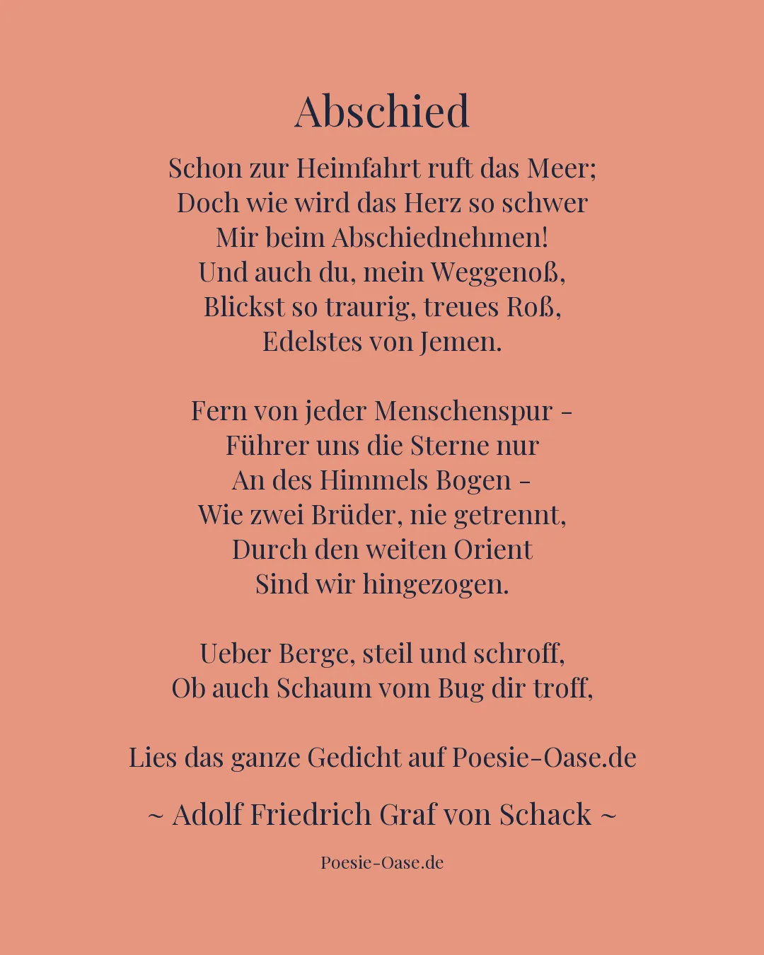 Illustration zu Abschied