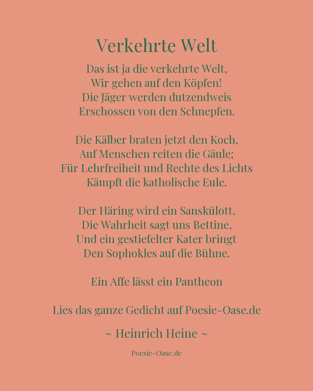 Illustration zu Verkehrte Welt