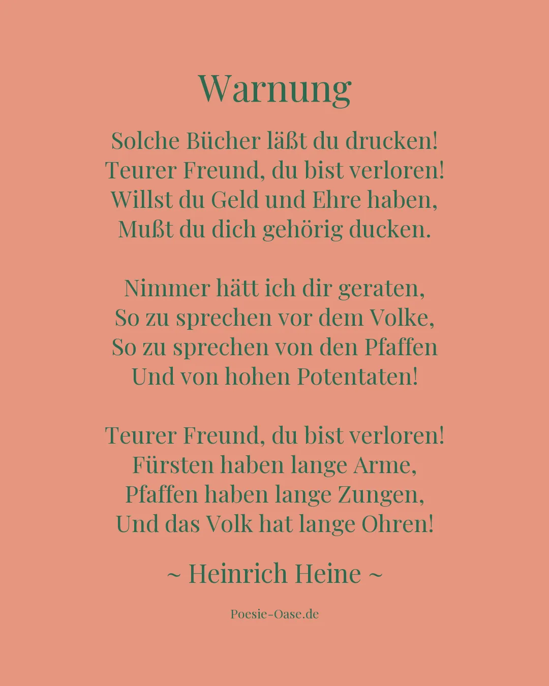 Illustration zu Warnung