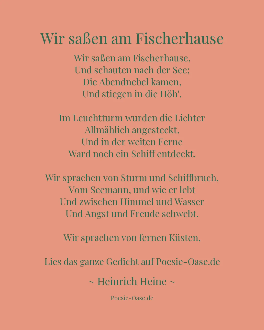 Illustration zu Wir saßen am Fischerhause