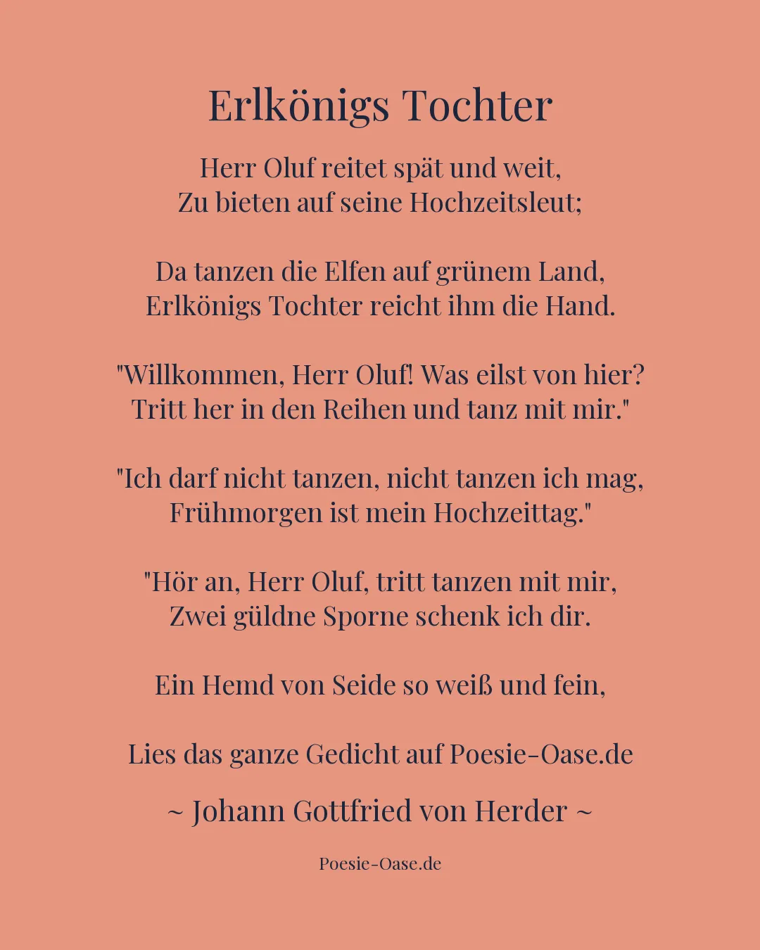 Illustration zu Erlkönigs Tochter