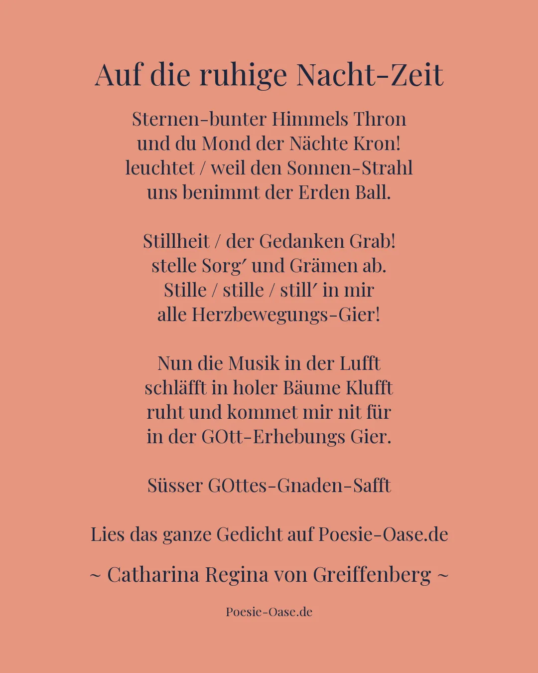 Illustration zu Auf die ruhige Nacht-Zeit