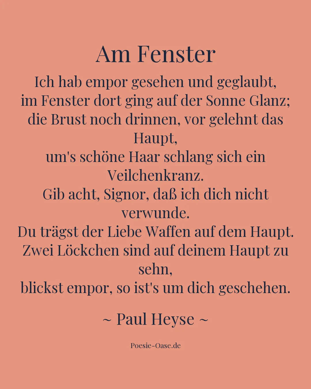 Illustration zu Am Fenster
