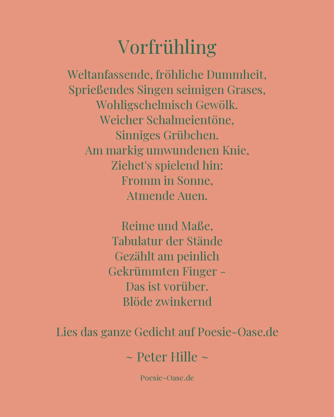 Illustration zu Vorfrühling