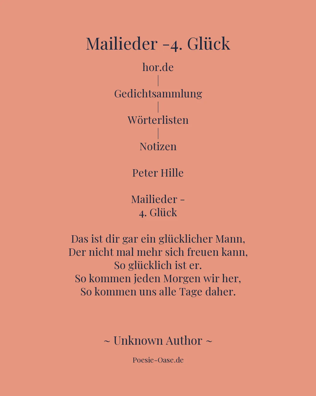 Illustration zu Mailieder -4. Glück