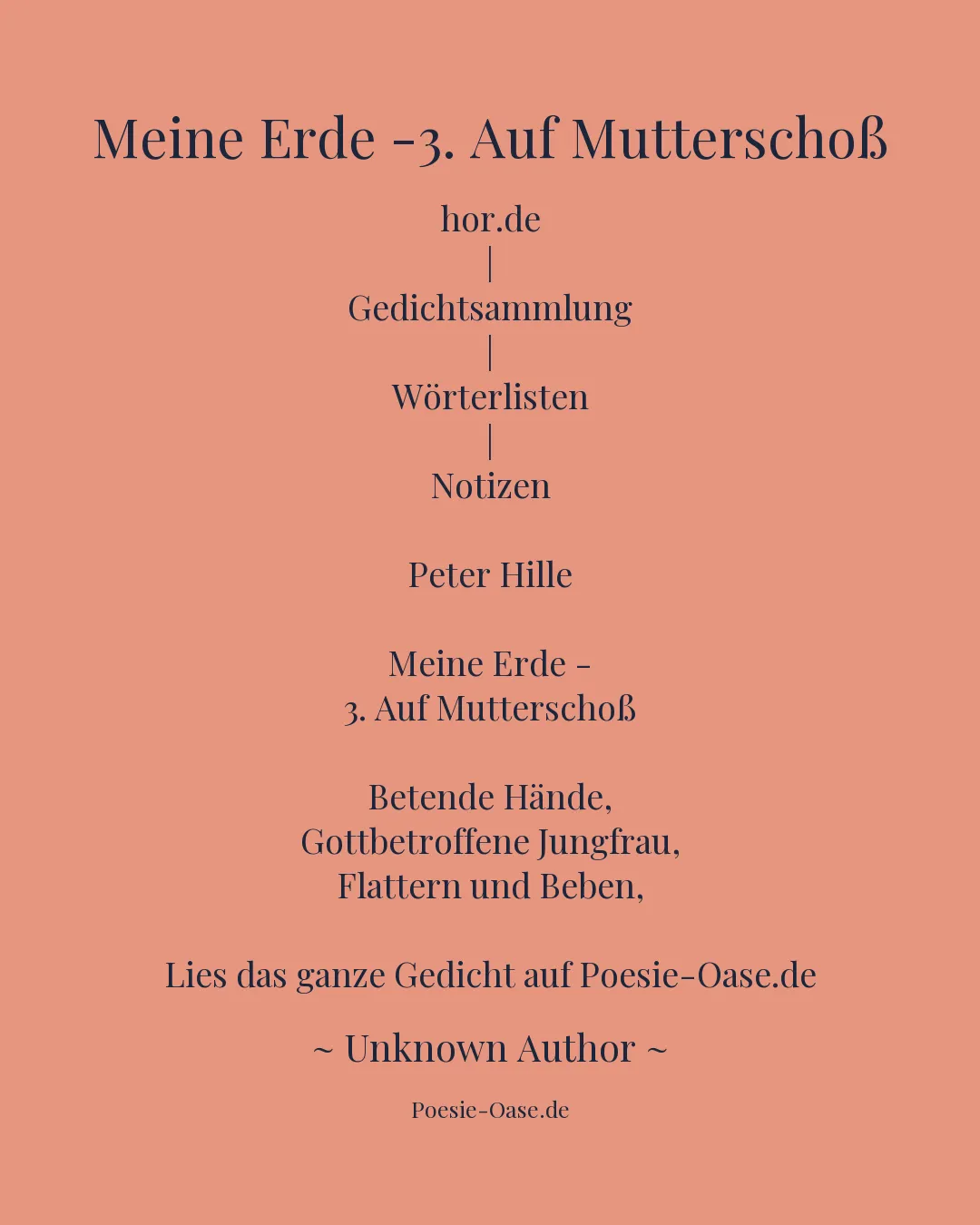 Illustration zu Meine Erde -3. Auf Mutterschoß