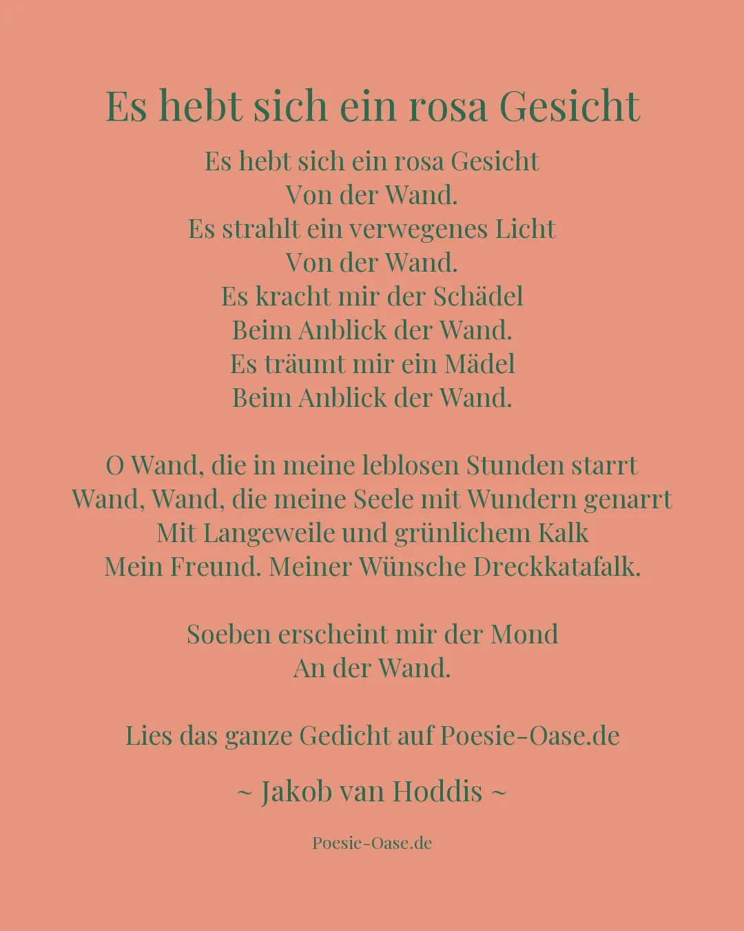Illustration zu Es hebt sich ein rosa Gesicht