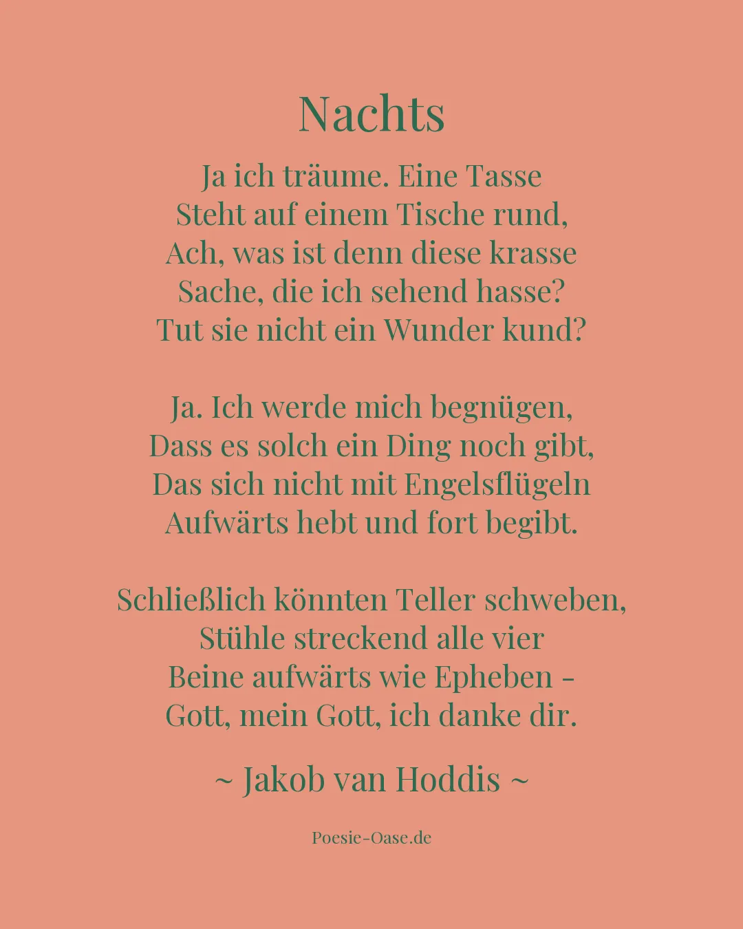 Illustration zu Nachts