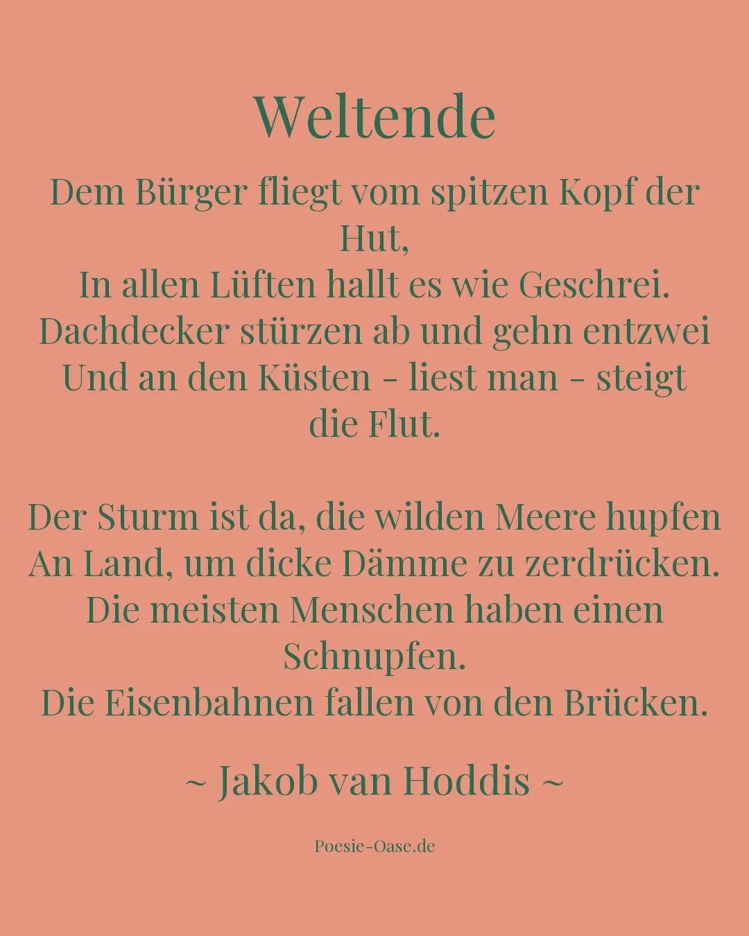 Illustration zu Weltende