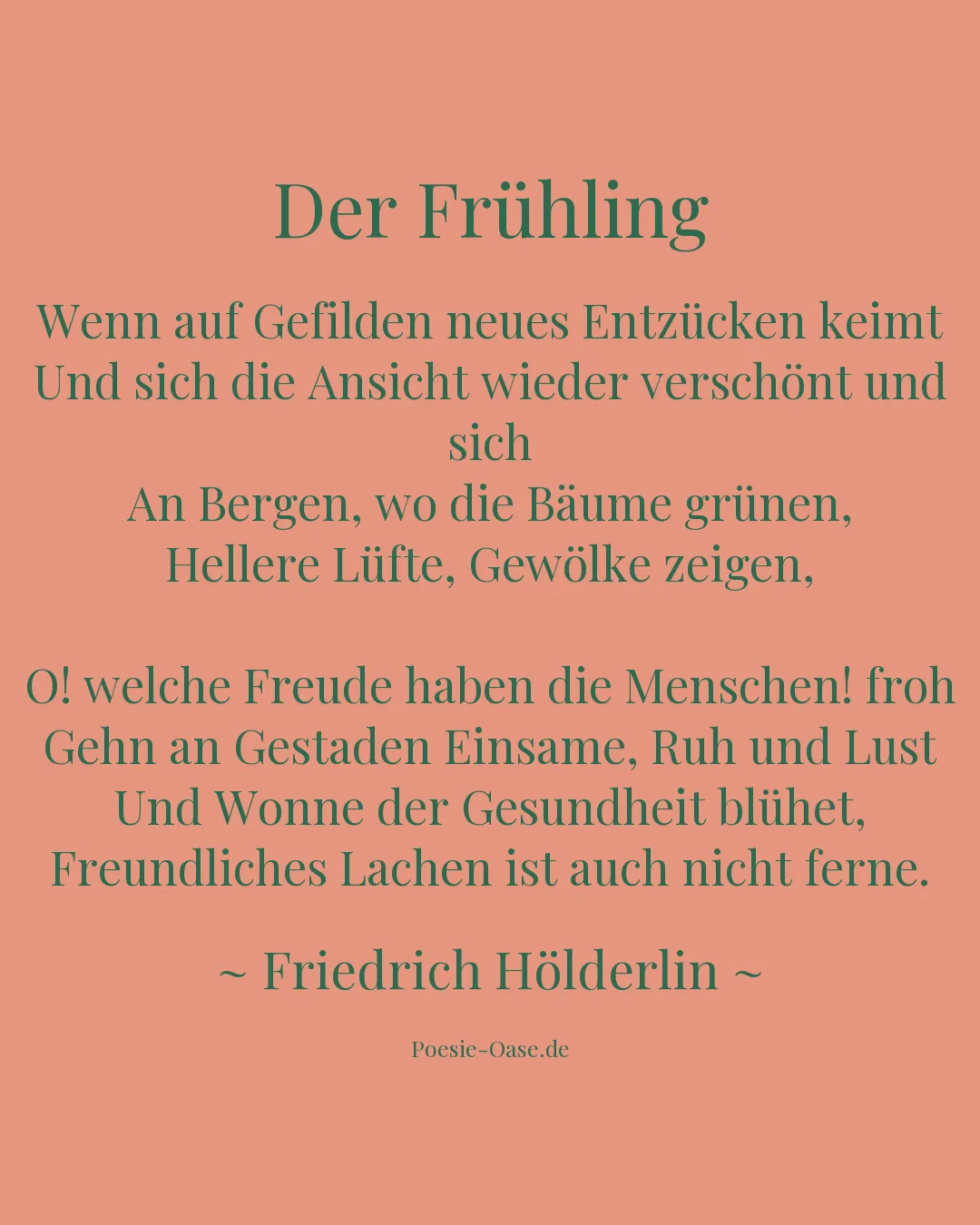Illustration zu Der Frühling