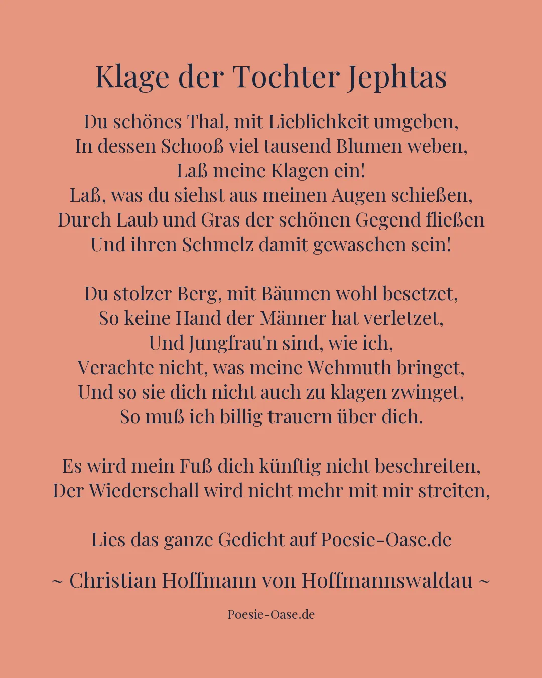 Illustration zu Klage der Tochter Jephtas