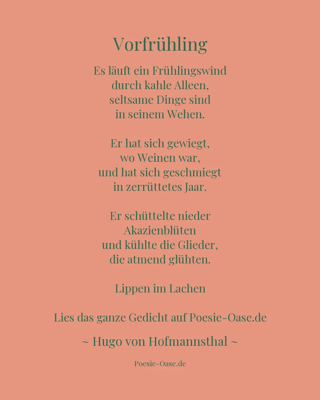 Illustration zu Vorfrühling