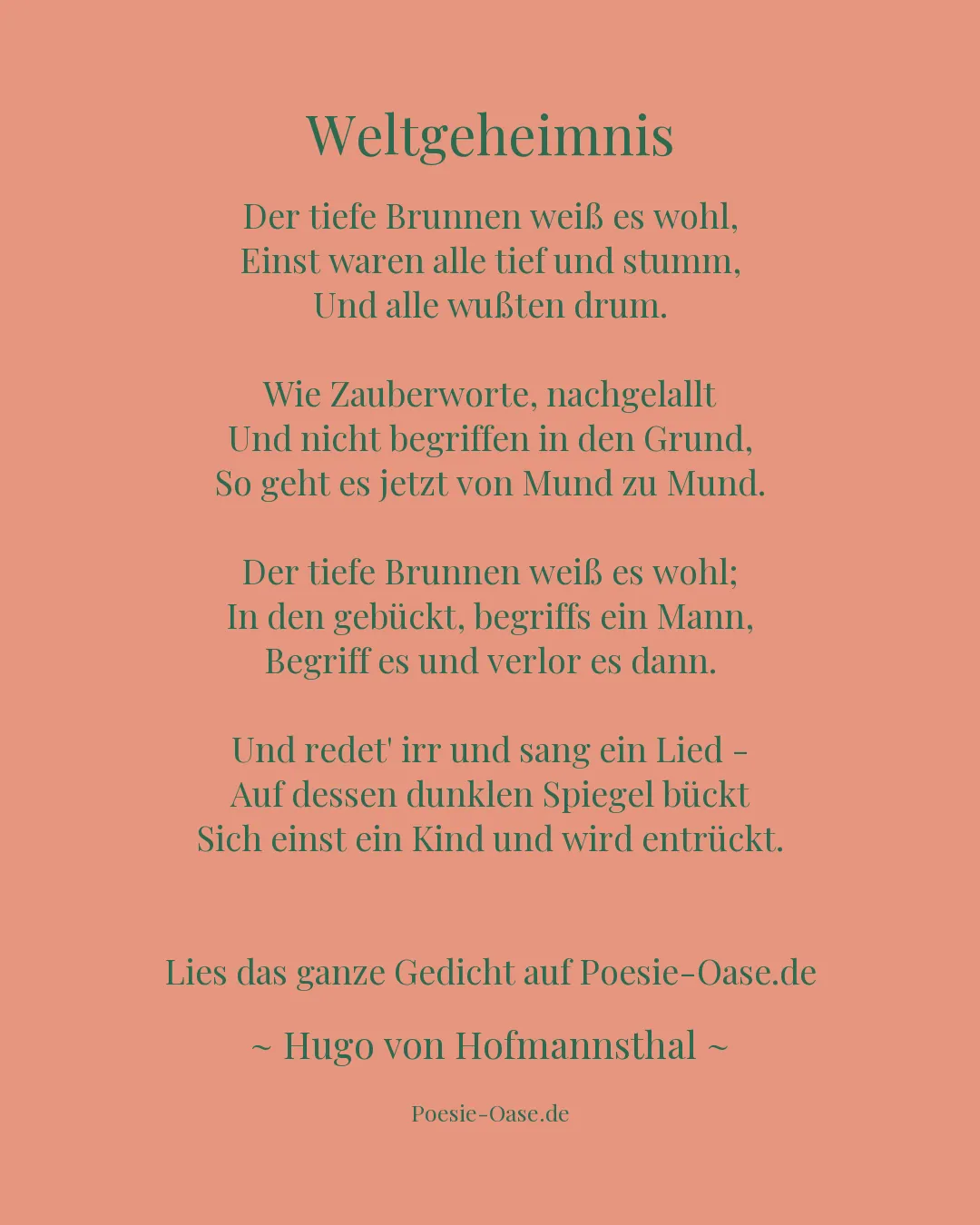 Illustration zu Weltgeheimnis