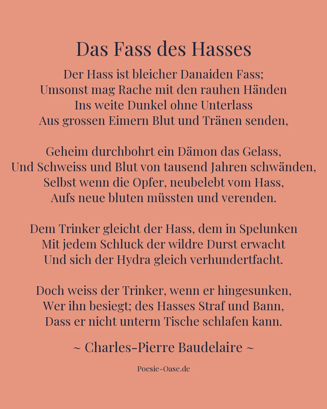 Illustration zu Das Fass des Hasses