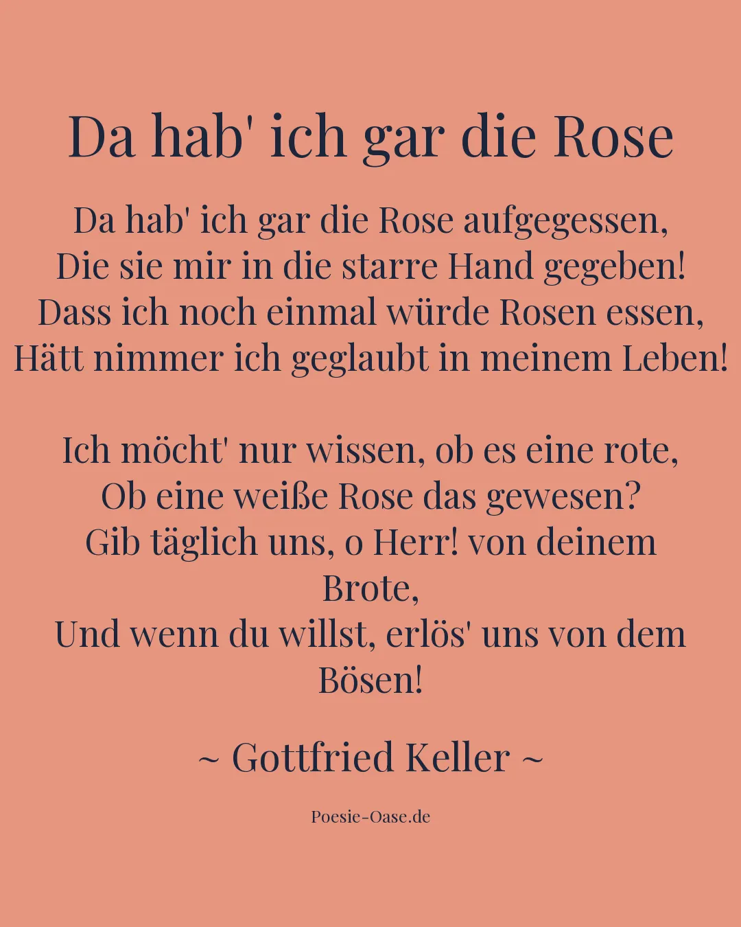 Illustration zu Da hab' ich gar die Rose
