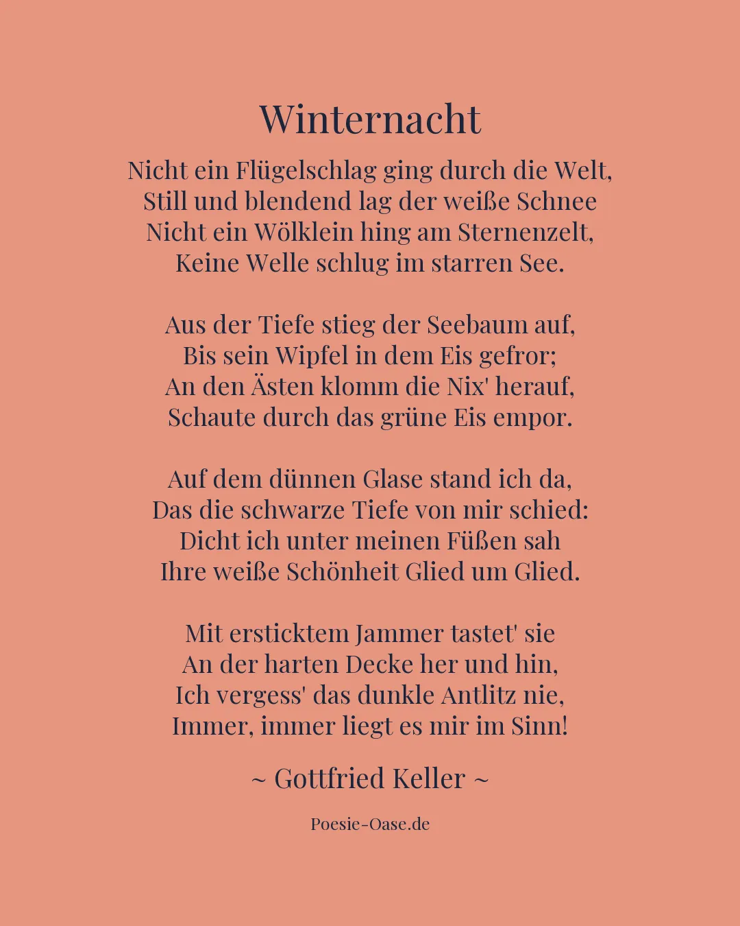 Illustration zu Winternacht