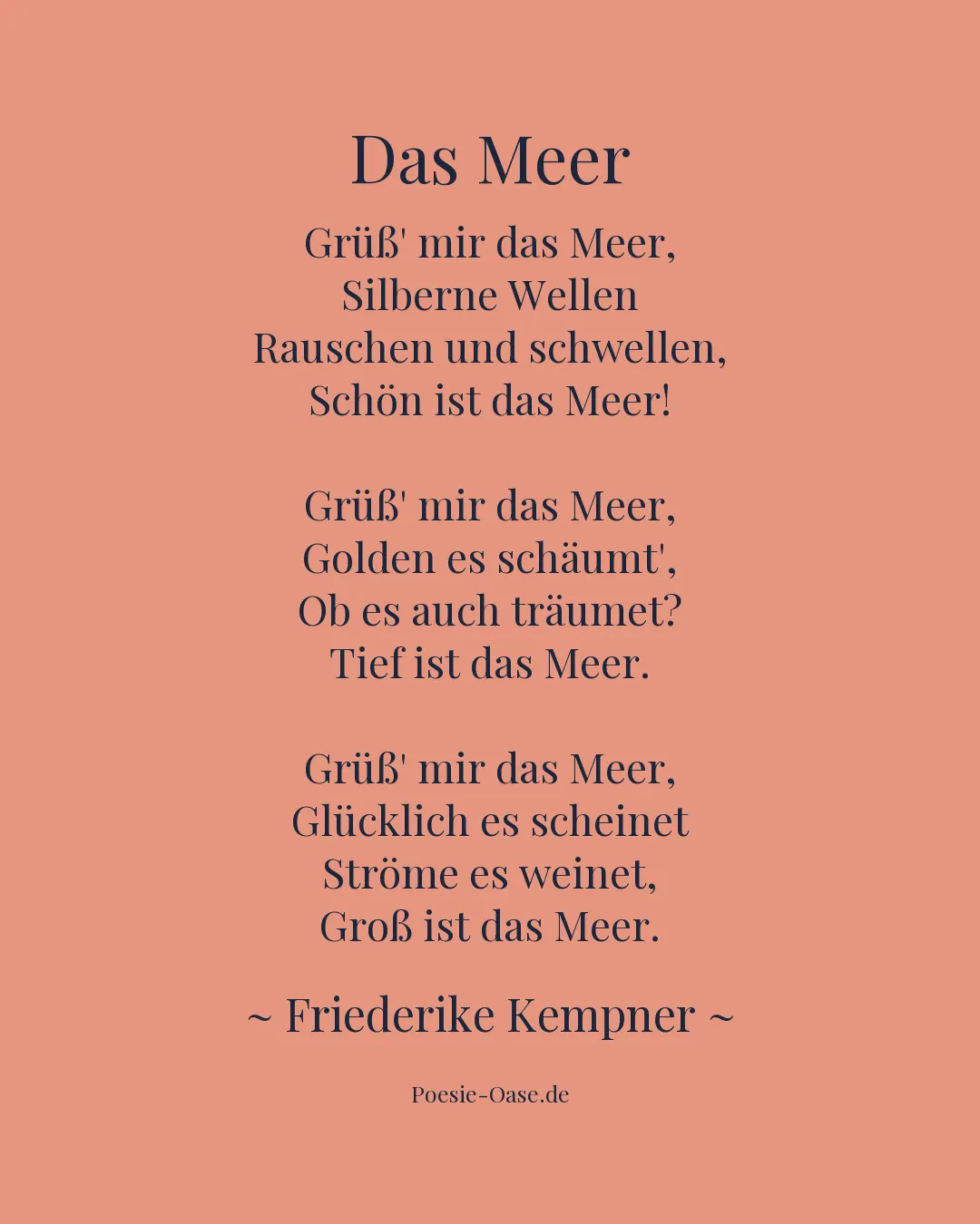 Illustration zu Das Meer