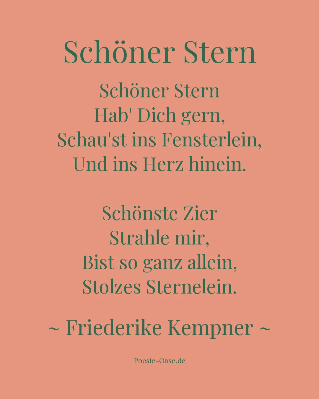Illustration zu Schöner Stern