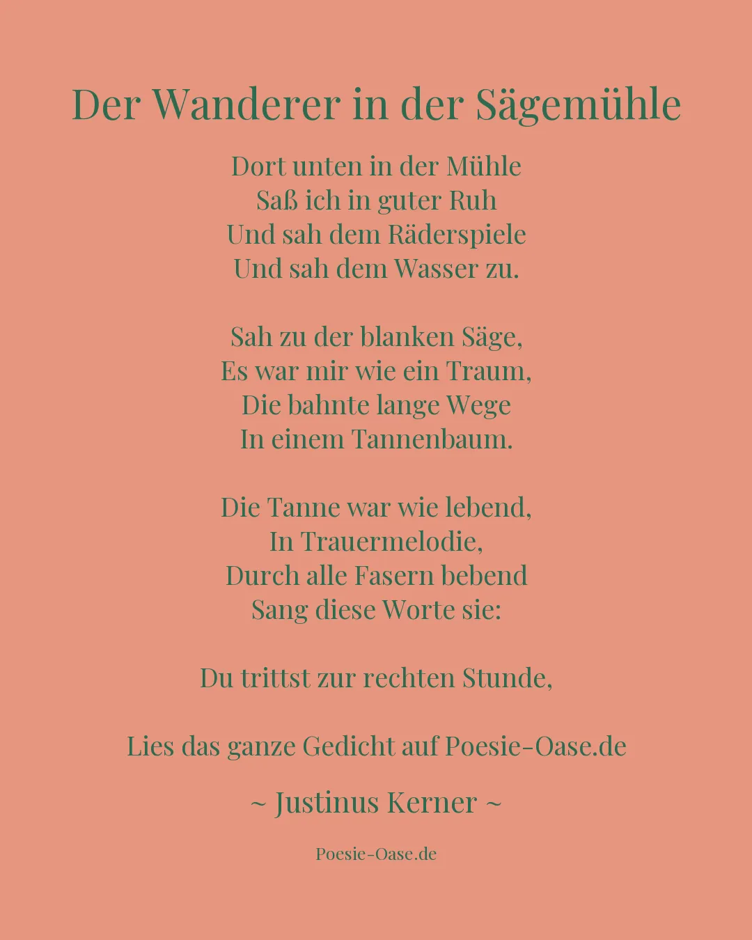Illustration zu Der Wanderer in der Sägemühle