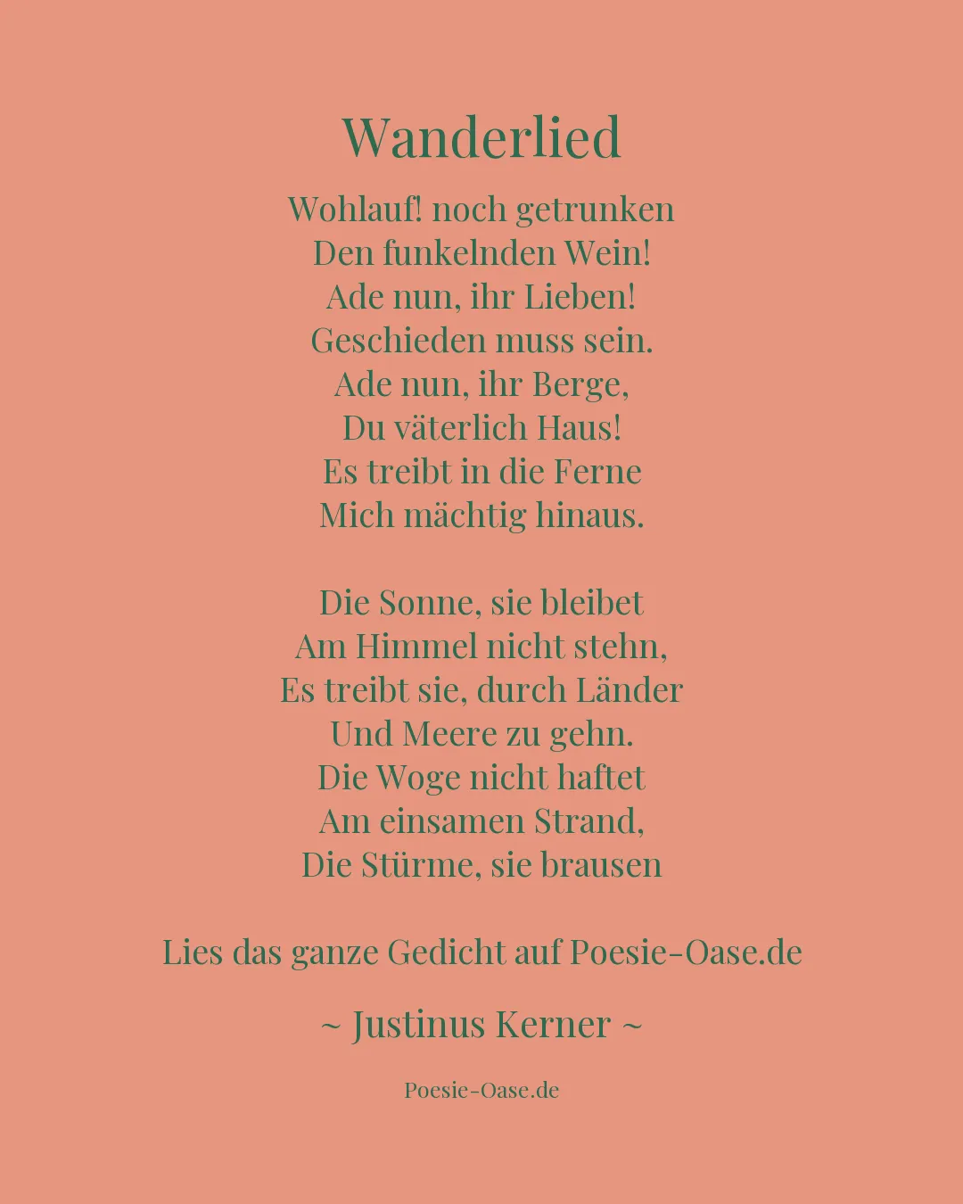 Illustration zu Wanderlied