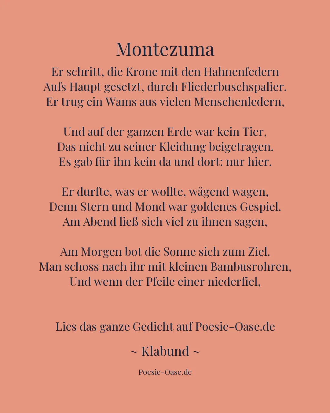 Illustration zu Montezuma