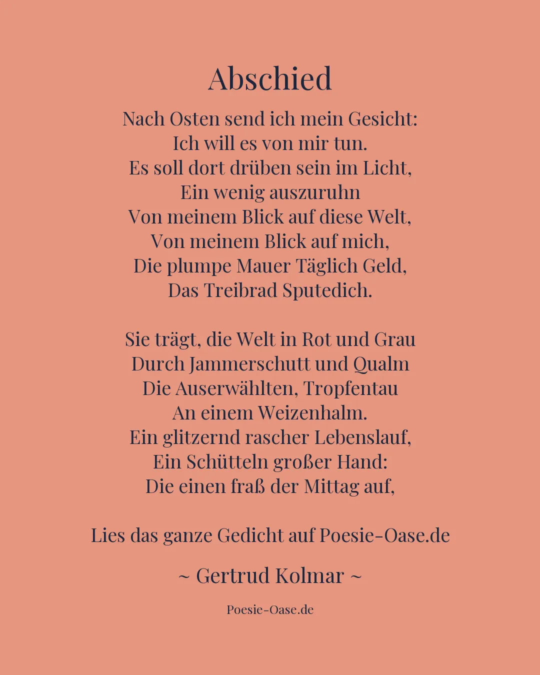 Illustration zu Abschied