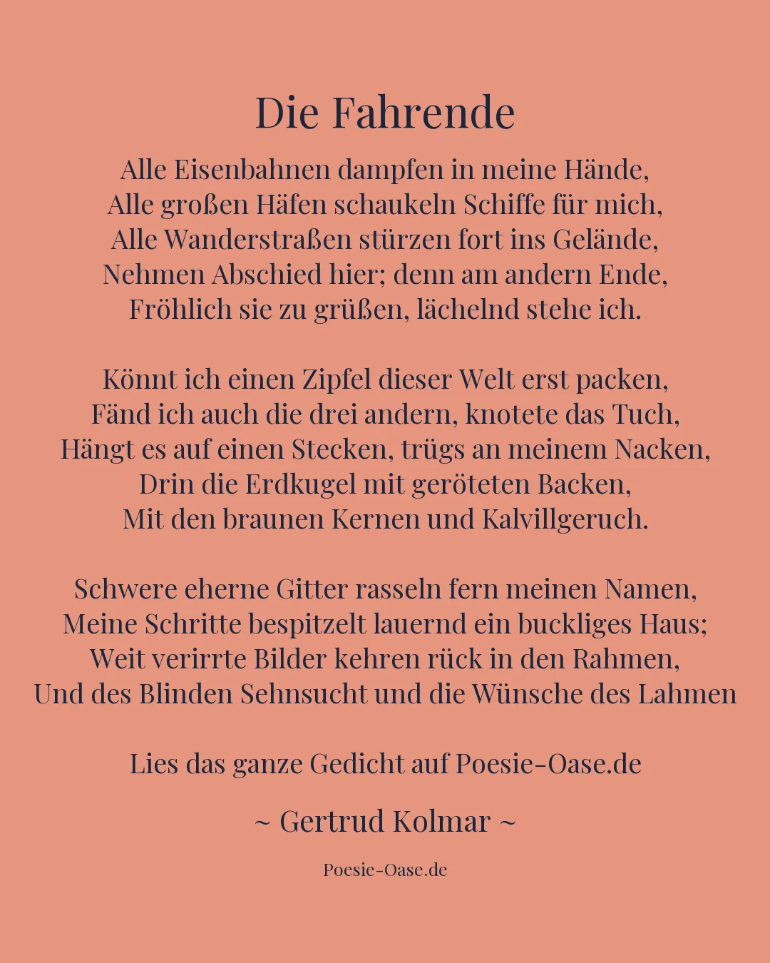 Illustration zu Die Fahrende