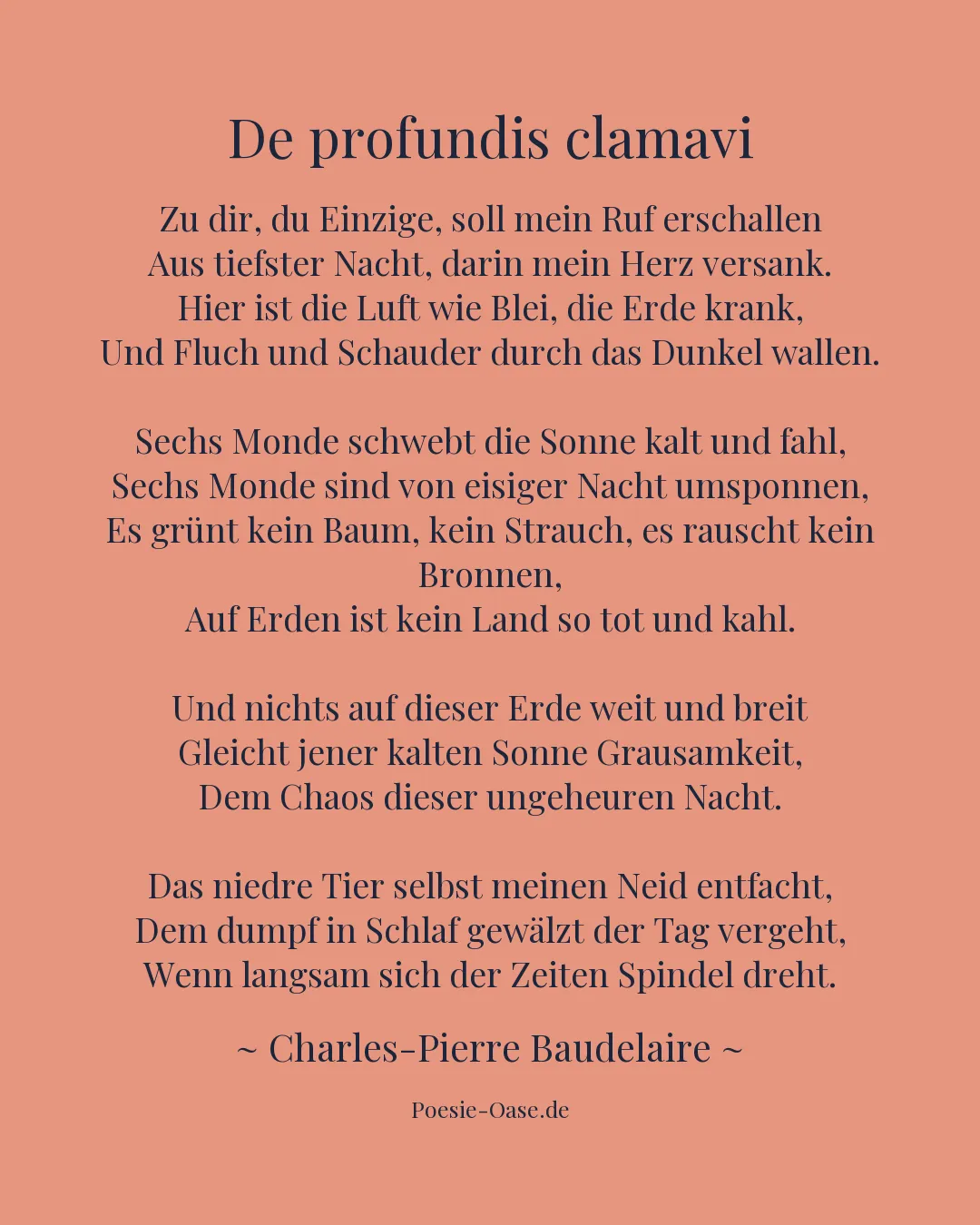 Illustration zu De profundis clamavi