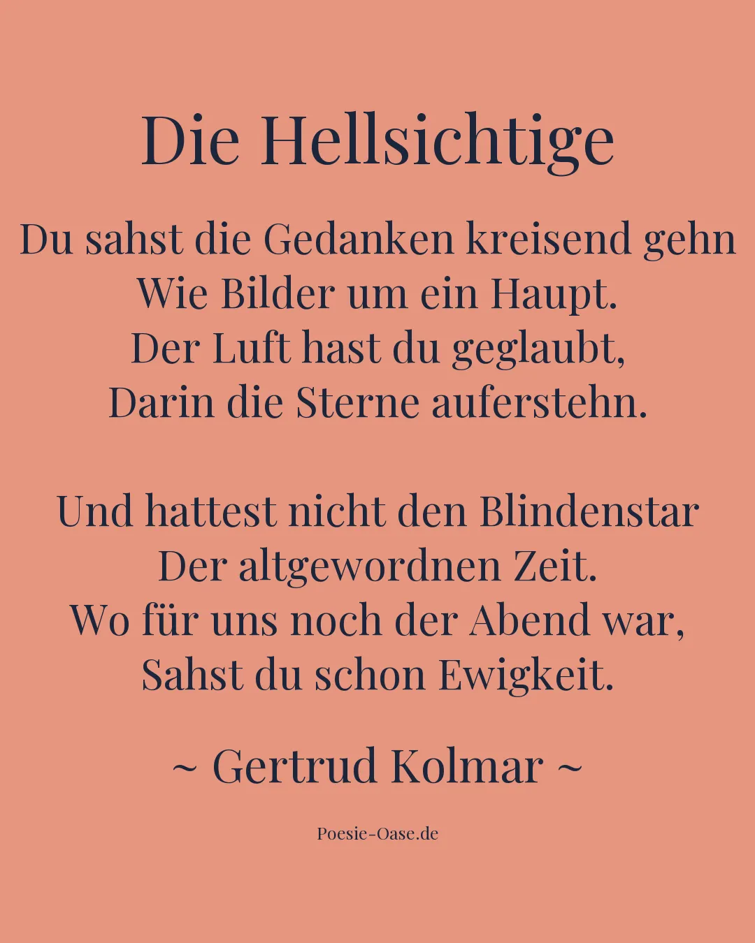 Illustration zu Die Hellsichtige