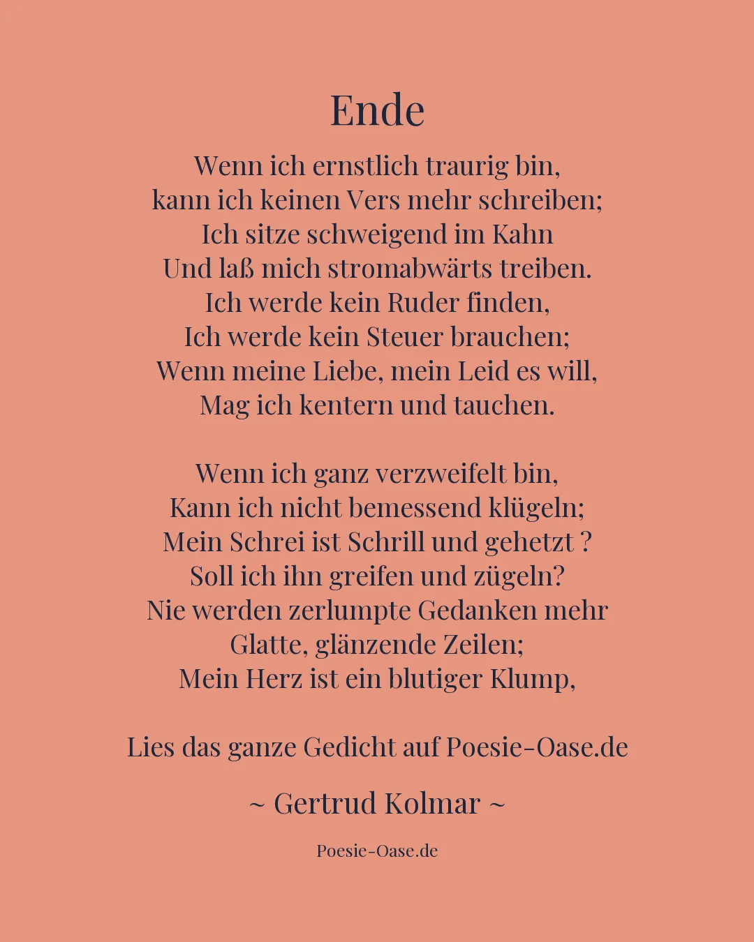 Illustration zu Ende