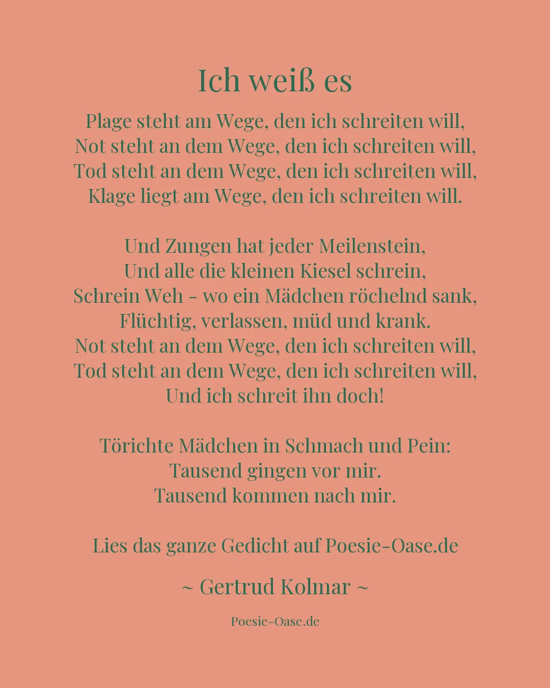 Illustration zu Ich weiß es
