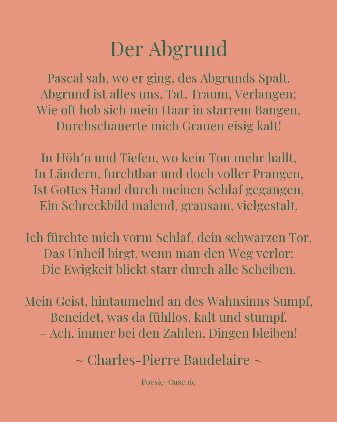 Illustration zu Der Abgrund
