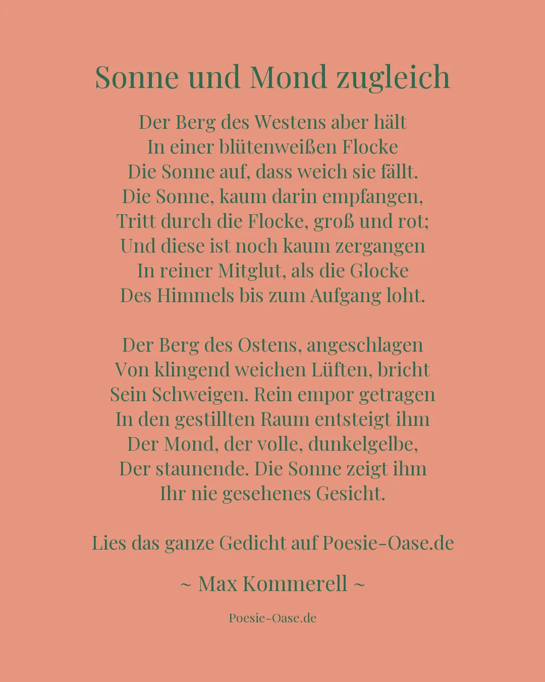 Illustration zu Sonne und Mond zugleich