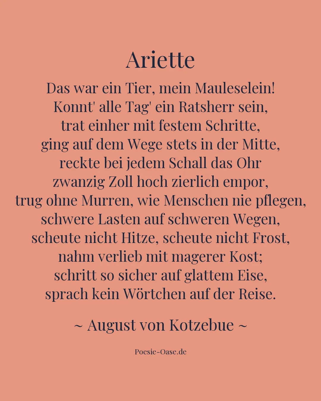 Illustration zu Ariette