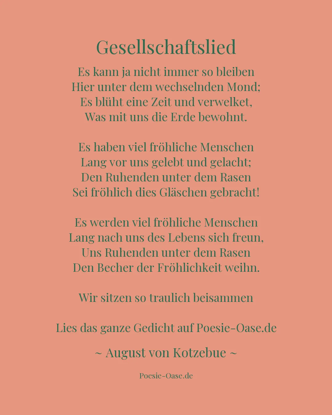 Illustration zu Gesellschaftslied