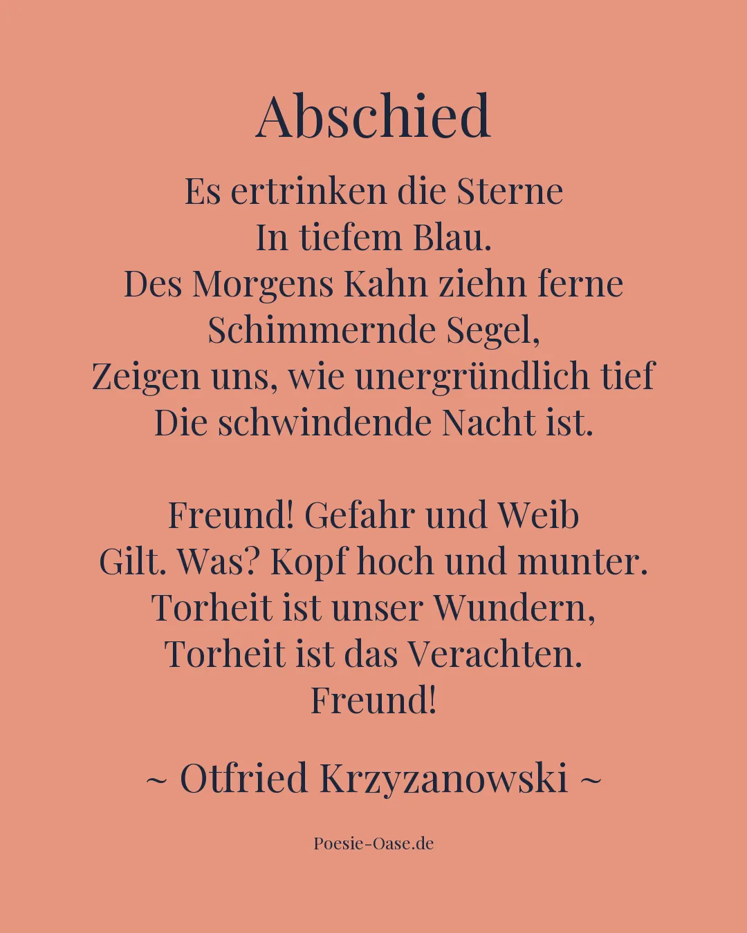 Illustration zu Abschied