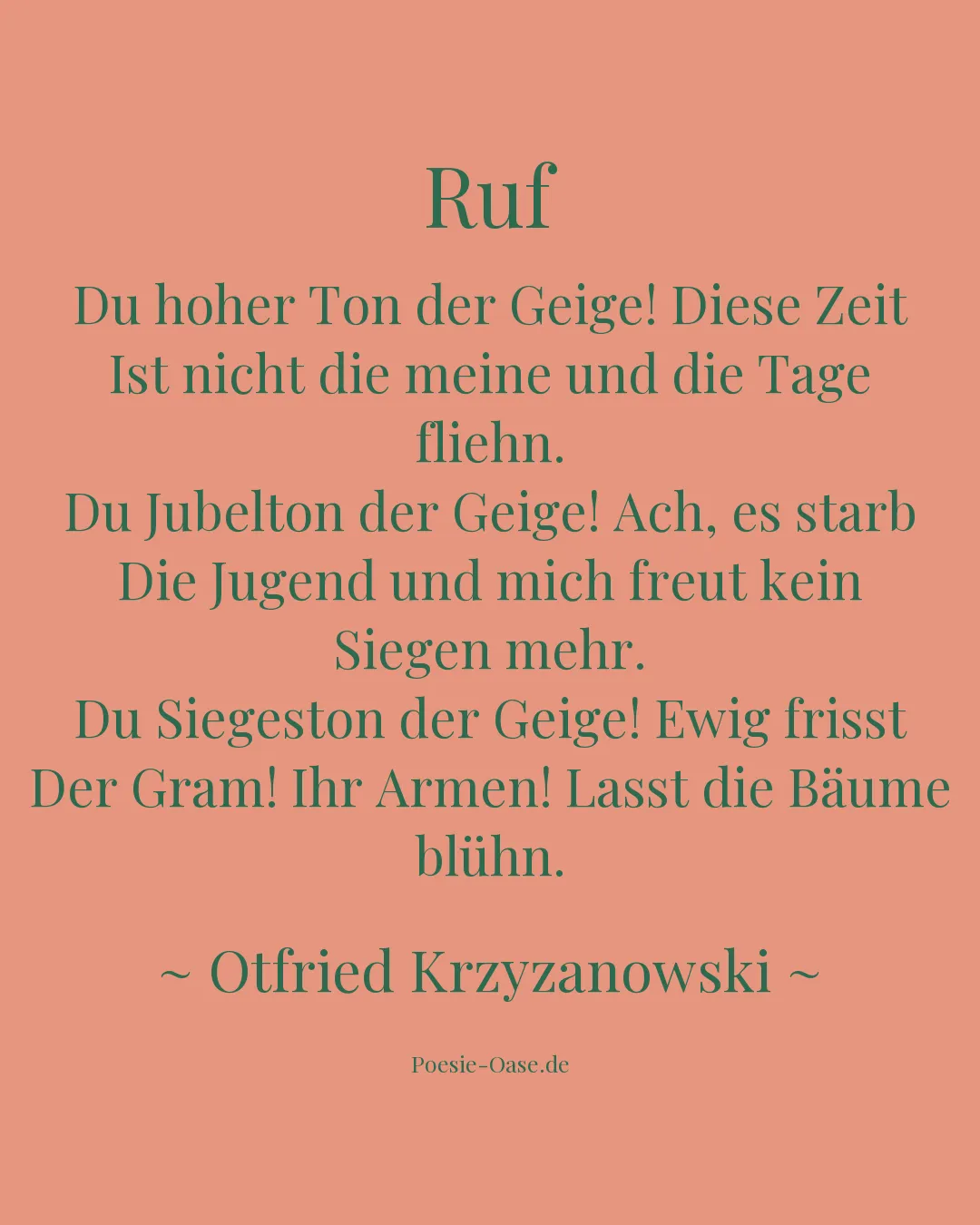 Illustration zu Ruf