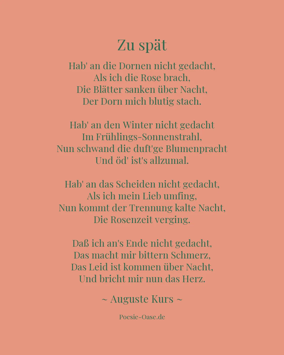 Illustration zu Zu spät