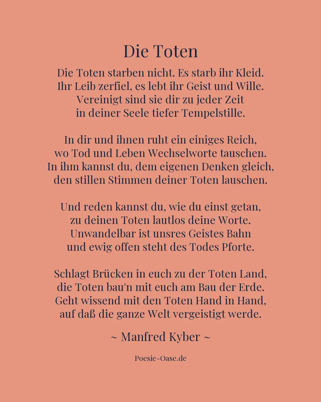 Illustration zu Die Toten