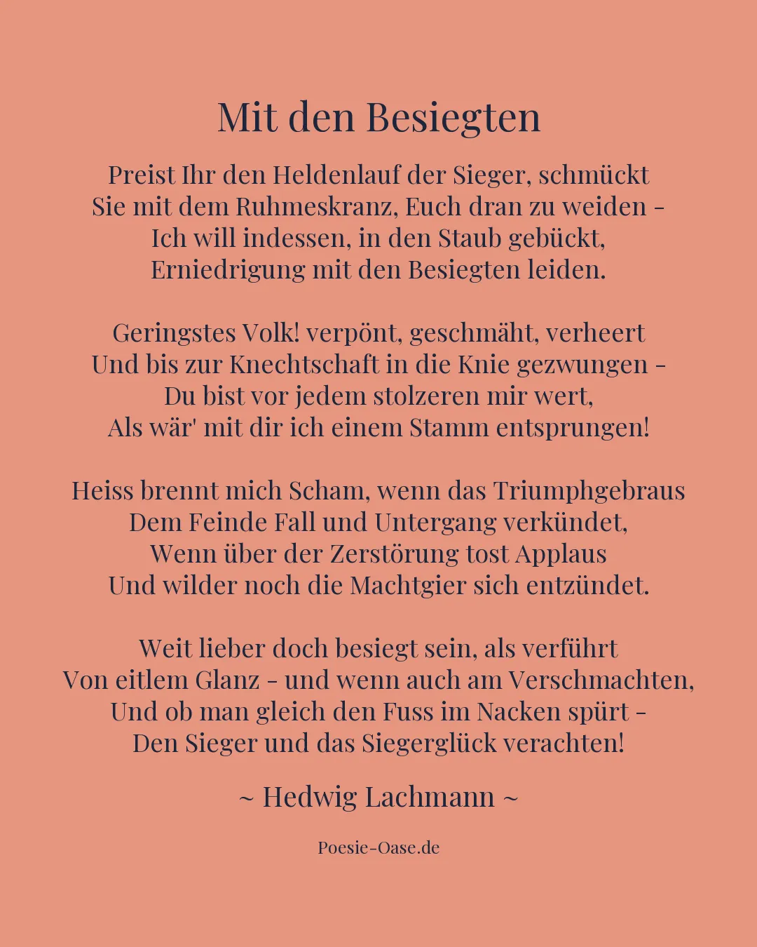 Illustration zu Mit den Besiegten