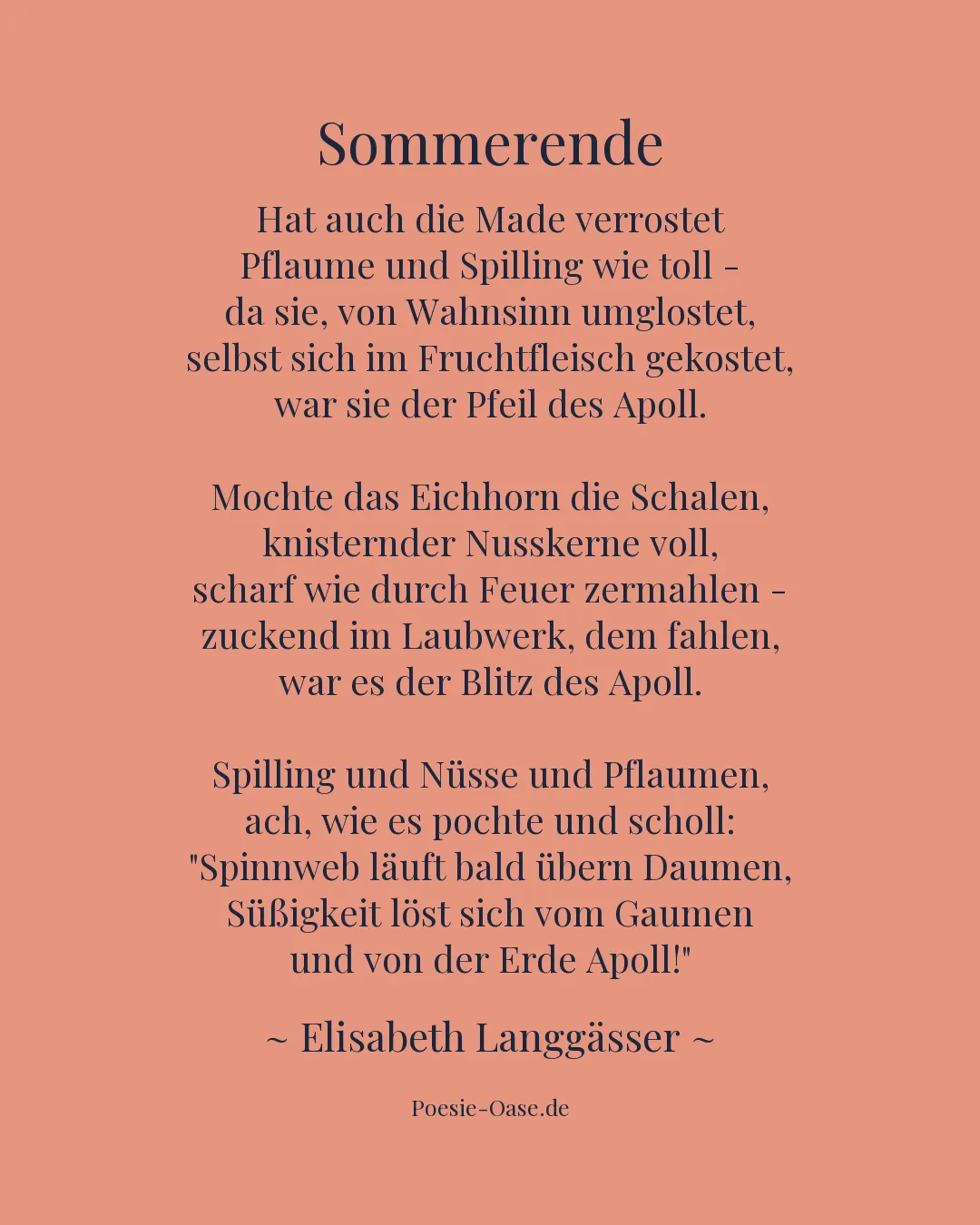 Illustration zu Sommerende