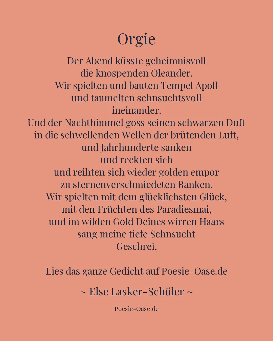 Illustration zu Orgie