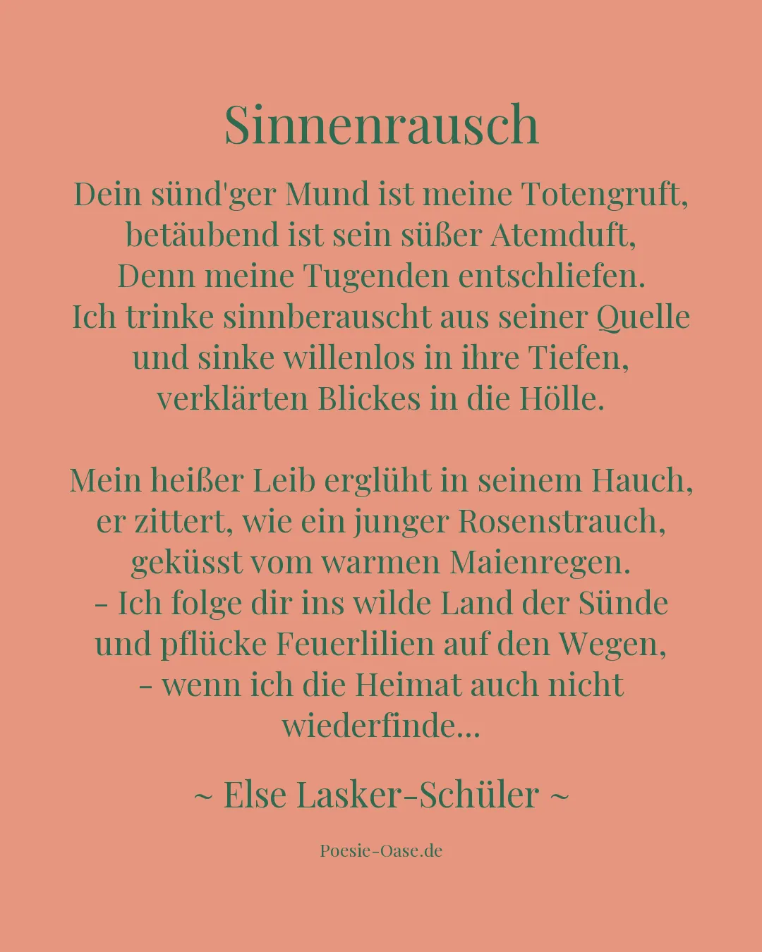 Illustration zu Sinnenrausch